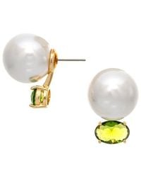 Rivka Friedman - 18K Pearl Cz Statement Earrings - Lyst