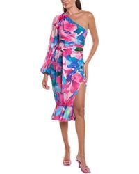 Hemant & Nandita - One-Shoulder Midi Dress - Lyst