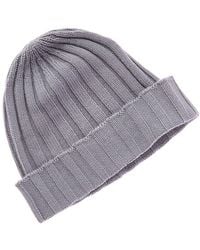 Portolano - Ribbed Wool Beanie - Lyst