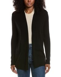 Sofiacashmere - Drape Wool & Cashmere-blend Cardigan - Lyst