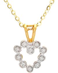 Diamond Select Cuts - 14K 0.09 Ct. Tw. Diamond Pendant - Lyst