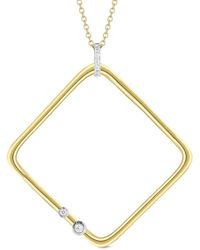 Reiss - 14K 0.10 Ct. Tw. Diamond Necklace - Lyst