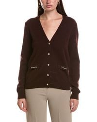 Bruno Magli - Wool & Cashmere-blend V-neck Cardigan - Lyst
