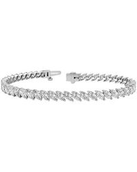 Lab Grown Diamonds - 14K 9.40 Ct. Tw. Lab-Grown Diamond Tennis Bracelet - Lyst