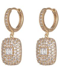 Eye Candy LA - Luxe Collection Cz Maya Huggie Earrings - Lyst