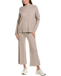 Splendid - 2pc Mock Neck Sweater & Sweater Pant Set - Lyst