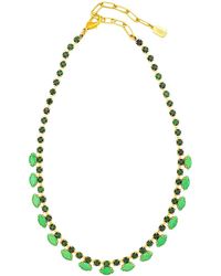 Elizabeth Cole - 24k Plated Stacklable Necklace - Lyst