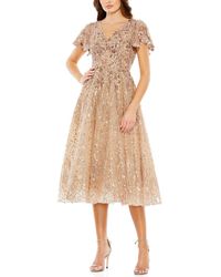Mac Duggal - Embellished Butterfly Fit And Flare Dress - Lyst