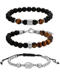 Eye Candy LA - Liam 3pc Stackable Bracelet Set - Lyst