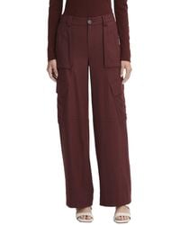 Vince - Flannel Wide Leg Raver Wool-Blend Pant - Lyst