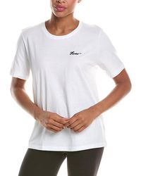 Hanro - Natural Embroidered Logo T-Shirt - Lyst
