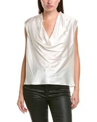 Ramy Brook - Gregory Silk-Blend Top - Lyst