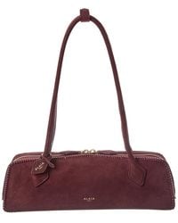 Alaïa - Alaïa Le Teckel Medium Suede Shoulder Bag - Lyst