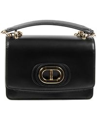 dee diamante buckle shoulder bag