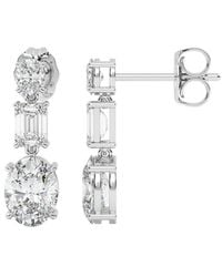 VOWE - 14K 6.00 Ct. Tw. Lab-Grown Diamond Earrings - Lyst