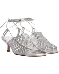 FARM Rio - Macrame Leather Sandal - Lyst