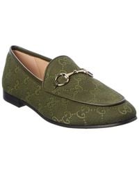 Gucci - Jordaan Horsebit Gg Supreme Canvas Loafer - Lyst
