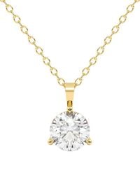 Lab Grown Diamonds - 14k 1.50 Ct. Tw. Lab-grown Diamond Necklace - Lyst