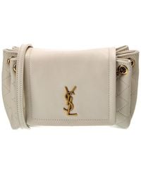 Saint Laurent - Nolita Mini Leather Shoulder Bag - Lyst