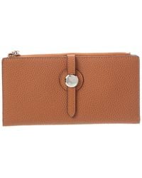 Tiffany & Fred Paris - Pebble Leather Wallet - Lyst