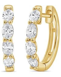 Sabrina Designs - 14k 0.85 Ct. Tw. Diamond Huggie Earrings - Lyst
