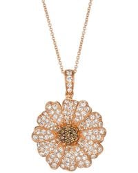 Le Vian - Le Vian Euphoria Chocolate 14K 0.60 Ct. Tw. Diamond Pendant Necklace - Lyst