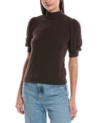 Michael Stars - Mallory Gathered Sleeve Top - Lyst