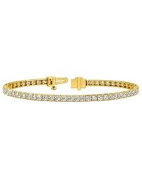 Lab Grown Diamonds - 14K 4.60 Ct. Tw. Lab-Grown Diamond Tennis Bracelet - Lyst