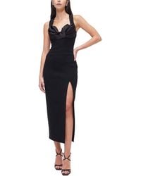Rachel Gilbert - Alaric Wool & Silk-Blend Midi Dress - Lyst