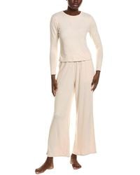 Natori - 2Pc Bliss Essentials Long Sleeve Pajama Set - Lyst