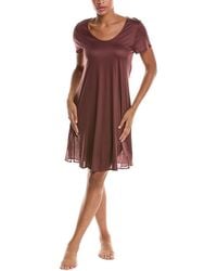 Hanro - Lilith Lace Trim Nightgown - Lyst