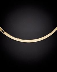 Italian Gold - 14k Herringbone Chain Necklace - Lyst