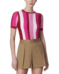 Carolina Herrera Silk Taffeta Collared Shirt in Blush Pink - Save 28% Womens Tops Carolina Herrera Tops 