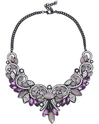 Eye Candy LA - The Luxe Collection Crystal Dark Wing Statement Necklace - Lyst