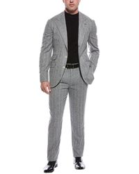 Brunello Cucinelli - 2pc Silk, Wool & Cashmere-blend Suit With Pleated Pant - Lyst