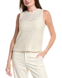 Vince Camuto - Sequin Sweater Tank - Lyst