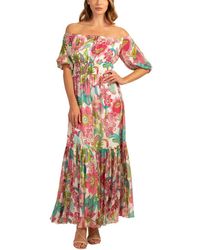 Trina Turk - West Coast Silk-blend Maxi Dress - Lyst