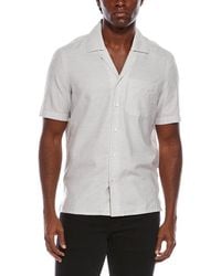 Isaia - Silk-Blend Sport Shirt - Lyst