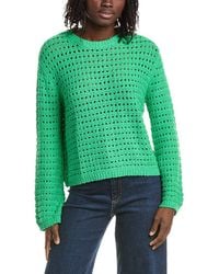 Isla - Ollie Texture Stitch Flared Sleeve Sweater - Lyst