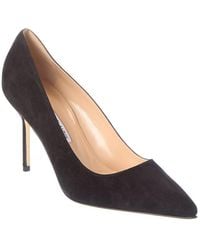 Manolo Blahnik - Bb 90 Suede Pump - Lyst