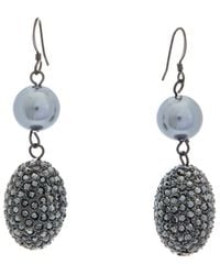 Kenneth Jay Lane - 12mm Pearl Dangle Earrings - Lyst
