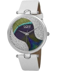 Burgi - Burgi Leather Watch - Lyst