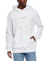 Lanvin - Embroidered Oversized Hoodie - Lyst