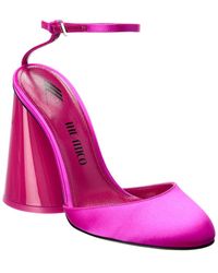 The Attico - Luz Satin Pump - Lyst