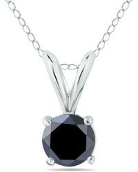 True Diamond - 14k 0.46 Ct. Tw. Diamond Solitaire Necklace - Lyst