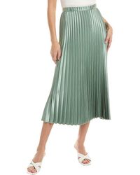 Anne Klein - Pull-on Pleated A-line Skirt - Lyst