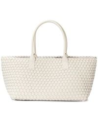 Tiffany & Fred Paris - Large Hand-Woven Leather Tote Bag - Lyst