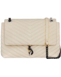 Rebecca Minkoff - Edie Chevron Quilted Leather Shoulder - Lyst