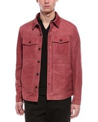 Isaia - Suede Jacket - Lyst
