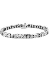 Haus of Brilliance - 0.10 Ct. Tw. Diamond Tennis Bracelet - Lyst